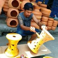 ราคา ขาตั้ง ขาตั้งสีทอง ขาตั้งลายฉลุ ขาตั้งดินเผา ขาตั้งสีทอง วาง อ่าง โอ่ง แจกัน กระถาง รูปปั้นมงคล ตุ๊กตา ไอ้ไข่ (22857332249)