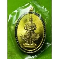 ราคา ท้าวเวสสุวรรณ หลวงปู่ฮก วัดราษฎร์เรืองสุข ชลบุรี กฐิน 59 เนื้อทองทิพย์ลงยา ปี 59 รับประกันแท้ (20321444892)