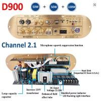 ราคา WOOPKER 100W HiFi Bluetooth เครื่องขยายเสียง D1000/D900/D100W/D20/D10 Bluetooth 5.0 Dual ไมโครโฟน USB ซับวูฟเฟอร์สำหรับร (40927838969)