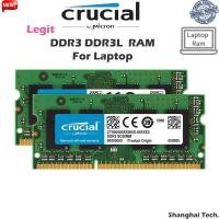 ราคา Crucial แล็ปท็อป RAM ddr3/ddr3l 8gb 4gb 1600mhz 1333mhz 1066mhz SODIMM หน่วยความจํา PC3L-12800S (47106055110)