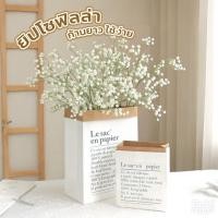 ราคา ร้านไทย ดอกยิปโซฟิลา Gypsophila ช่อแซมดอกไม้ปลอม (ก้านยาว60cm) Baby Flower ยิปโซฟิลล่า สีขาว ดอกไม้ปลอม มินิมอล (42964979427)