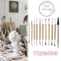 ราคา เครื่องมือแกะสลักด้ามไม้มืออาชีพ 11 ชิ้น – เครื่องมือปั้นดินและเครื่องปั้นดินเผามัลติฟังก์ชั่น (49907638201)