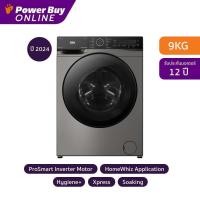 ราคา [จัดส่งพร้อมติดตั้ง] BEKO เครื่องซักผ้าฝาหน้า Inverter 9 kg รุ่น WCV9759XMST + ขาตั้ง (24936956142)