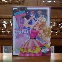 ราคา Barbie Rock N Royals County Erika Sticker Book อ่านหนังสือสําหรับเด็ก (25737490286)