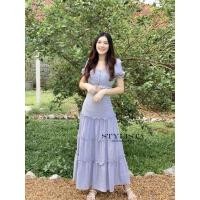 ราคา ชุดเซตกระโปรงยาวแต่งระบาย เสื้อแขนสั้น ป้าย Stylista (9650703601)