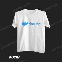 ราคา เสื้อยืดคอกลมฤดูร้อน Docker Cotton พิมพ์ลายโลโก้ขนาดบวกเสื้อยืดแขนสั้น (53357052784)
