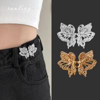 ราคา ส่งเร็วกระดุมโลหะผีเสื้อแบบปรับได้ถอดออกได้ใช้ซ้ําได้สําหรับรัดเอวกางเกงยีนอุปกรณ์เสื้อผ้าสวยงามทนทาน-Ranliyy (29702321774)