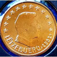 ราคา เหรียญ​ยูโร​ ลัก​เซ​มเบิร์ก​ Luxembourg, 1​Euro​Cent, ไม่​ผ่าน​ใช้​ UNC, #​2345 (20058863656)