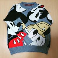 ราคา เสื้อแขนยาวไหมพรมมิกกี้เม้าส์สีเทา (7745931809)