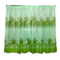 ราคา ผ้าม่านสอดลวด ผืนละ 50 บาท ผ้าม่านหน้าต่าง 90×130 cm. (พร้อมส่ง) ใช้ได้ทั้งกับลวด เชือก ราว (46207760004)