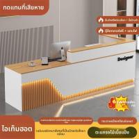 ราคา เคาน์เตอร์ต้อนรับสำนักงานทันสมัย สำหรับร้านเสื้อผ้า ร้านชาไข่มุก ขนาดเล็ก ติดตั้งในกระเป๋า เคาน์เตอร์บาร์ (53607599826)