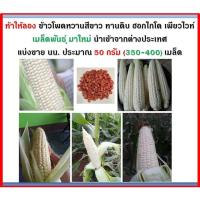 ราคา เมล็ดพันธุ์ข้าวโพดหวานนมสด ฮอกไกโด ทานดิบได้ แบ่งขาย 50-55 กรัม นำเข้าจากต่างประเทศ กินดิบได้ มีประมาณ 350-400 เมล็ด (3165213852)