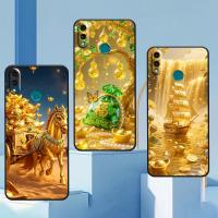 ราคา เคส Huawei Y9 2019 / Y9 Prime 2019 พิมพ์ลายกระเป๋าโชคลาภม้าและม้าเฉพาะ (57352619553)