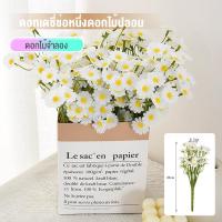 ราคา everbloom ช่อดอกเดซี่แห้งปลอม ดอกไม้ประดิษฐ์สไตล์วินเทจ สำหรับตกแต่งบ้านและงานถ่ายภาพ (53452677021)