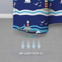 ราคา LY Alldram Sea Shower Curtain Modern Curtain Thicken Curtain Waterproof Curtain Household Shower Cu (26589161097)