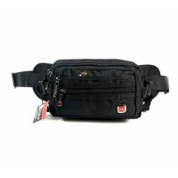 ราคา Chinatown Leather กระเป๋าคาดเอว ผ้า ผู้ชาย สะพายหน้าอก ผ้า สีดำ Dakar (22147248714)