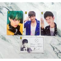 ราคา การ์ด Kai Chen ของแท้ จาก CD อัลบั้ม EXO - MAMA / XOXO / OBSESSION Album พร้อมส่ง Kpop Card ไค เฉิน (29574213466)