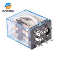 ราคา Pcbfun MY2P HH52P MY2NJ DPDT สวิตช์รีเลย์แม่เหล็กไฟฟ้า ทั่วไป พร้อมฐานซ็อกเก็ต LED AC 110V 220V DC 12V 24V (21609988840)