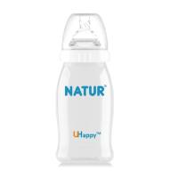 ราคา Natur Wide Neck ขวดนมปากกว้าง UHappy รุ่น 81075 1 ขวด 8 ออนซ์ (สีใส) (406757089)