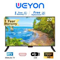 ราคา ทีวี WEYON ทีวีราคาถูก 20นิ้ว มัลติฟังก์ชั่ HD Ready LED TV (รุ่น W20-2ทีวีจอแบน) 20'' โทรทัศน์ (5841538587)
