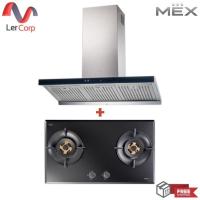 ราคา เตาแก๊ส MEX รุ่น V3772MHR + เครื่องดูดควันกระโจม MEX K635BFX90 (8334253636)