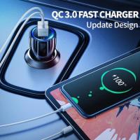 ราคา ที่ชาร์จในรถ Quick Charge 3.0 USB Quick Charge 3.1A หัวชาร์จเร็วบนรถ 2ช่องต่อUSB อะแดปเตอร์ (27473844307)