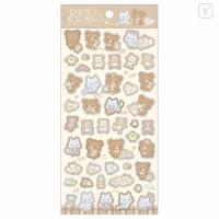 ราคา สติ๊กเกอร์ ตัวนูน rk Sticker Sheet - Rilakkuma / Chairoikoguma DIY Plushie / Beige (24488517597)