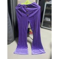 ราคา กางเกงผ้ากำมะหยี่สีม่วงยาว (22887100053)
