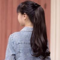 ราคา แฮร์พีชหางม้าแบบผูก ม้วนลอนปลายหุ้มๆ ยาว 45 ใส่กำลังสวย (394003099)