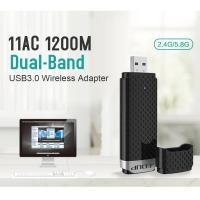 ราคา EDUP (EP-AC1617) 5ghz usb wireless wi-fi adapter high speed 1200mbps usb 3.0 ethernet adapter wifi receiver Windows Mac (1003713262)