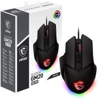 ราคา MSI CLUTCH GM20 Elite Gaming USB RGB up to 6400 DPI Mouse (11657391376)