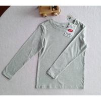 ราคา H&M#ใหม่มือ1เสื้อแขนยาวผ้ายืดคอกลมสีเทา✨ size 120มือ 1 ยังไม่เคยใส่ครับ (47104917666)
