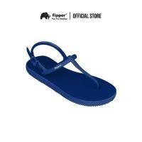 ราคา Fipper Sandal Strappy Getah Navy - Fipper Sandal Strappy Rubber Navy (18880157105)
