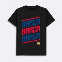 ราคา Barca Barca Barca เสื้อฟุตบอล Barca แฟนฟุตบอล Barcelona Football Supporter Distro Shirt (53356282543)