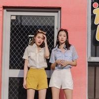 ราคา ส่งต่อเสื้อจากร้าน Something_apparels สีฟ้า S Somethingapparels Something_apparel (2287440812)