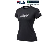 ราคา FILA Running เสื้อยืดผู้หญิง สีดำ (47556278075)