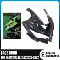 ราคา Motorcycle Fairing Headlights Cover Face Hood For Kawasaki ZX25R ZX-25R ZX 25R 2020 2021 2022 Carbo (49502590643)