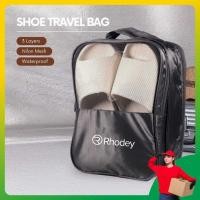 ราคา Rhodey 3 ชั้น Travel Organizer รองเท้ากระเป๋าตาข่ายไนลอน Oxford - LK-20 (45551614093)