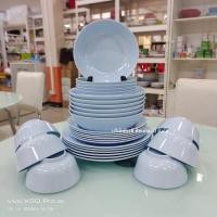 ราคา ซุปเปอร์แวร์ชุด30ชิ้นสีฟ้า(ทรงกลม)~จานทรงลึก9นิ้ว6ใบ~จานทรงลึก8นิ้ว6ใบ~ชาม7.5นิ้ว6ใบ~ชาม6นิ้ว6ใบ~ถ้วย4.5นิ้ว6ใบ (11618722226)