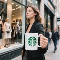 ราคา STARBUCK แก้วกาแฟ แก้วกาแฟสตาร์บัค 350ml น่ารัก พร้อมช้อน เหมาะกับสายคาเฟ่ (40502185294)