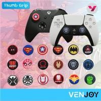 ราคา ( 1ข้าง ) ฝาครอบอนาล็อกจอยลายการ์ตูนและฮีโร่ Analog Caps for PS3 / PS4 / PS5 / Xbox360 / Xbox One / Xbox Series X (22887869437)