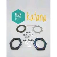 ราคา Suzuki Jimny Katana Sj410 Spindle Nut Black Nut Repair Kit Katana Sj-410 Front Axle Nut (50256231437)
