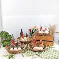 ราคา ไก่เซรามิค ไก่แจ้คู่ ไก่มงคล เสริมโชคลาภ 8นิ้ว + ไข่ปลอม (ไข่เซรามิค) ตุ๊กตาเซรามิคแต่งสวน (26400111352)