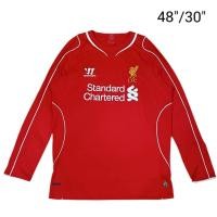 ราคา เสื้อบอลแท้ แขนยาว ป้ายห้อย ทีมลิเวอร์พูลรุ่นเหย้า ปี 2014-15 มือสอง ป้ายคอไซส์ L วัดหน้าผ้าอก 48"ยาว 30" สภาพดีมาก (57557950909)