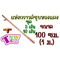 ราคา กราวด์ โหลด ชุบทองแดง แท่งกราวด์ 5 - 10 เส้น มีขนาด 100 cm (1 ม.) (24686128652)