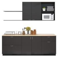 ราคา ชุดครัวสำเร็จรูป 2.20 ม. ท๊อปเรียบ GRAY (สีเทา) 2.20 เมตร ชุดครัวสำเร็จรูป (18902367633)