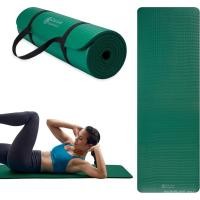 ราคา Gaiam Essentials หนา 2/5" (10 มม.) Yoga & Pilates, Fitness & Fitness Mat with Easy-Cinch Carrier Strap Cushion Support For Fitness and Gym Workouts (29394481325)