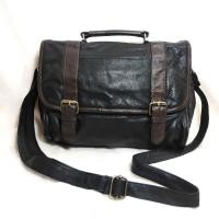 ราคา [PRELOVED] Kulas กระเป๋าสะพายหนังแท้ กระเป๋าสะพายข้างผู้ชาย สีดํา ไม่มีแบรนด์ (42414630621)