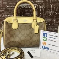 ราคา New coach หมอน9” น้ำตาลขอบสีเหลือง (1546562099)