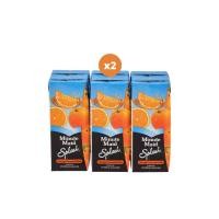 ราคา มินิทเมด สแปลช น้ำส้ม 15% จากน้ำส้มเข้มข้น 180 มล. 6 กล่อง Minute Maid Splash Juice Orange 180ml Pack 6 x2 (21404701819)